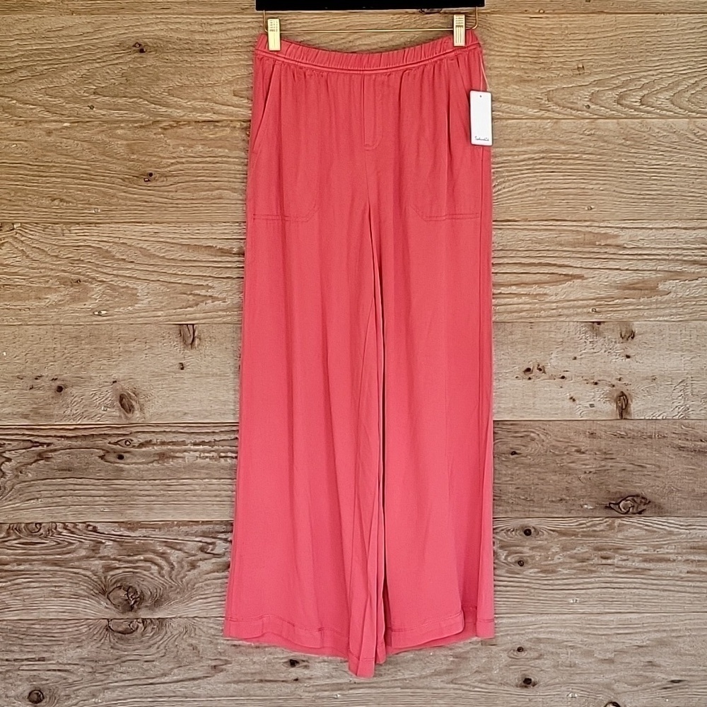 Splendid Size XSmall Watermelon Red Pull On Wide Leg Pants NWT